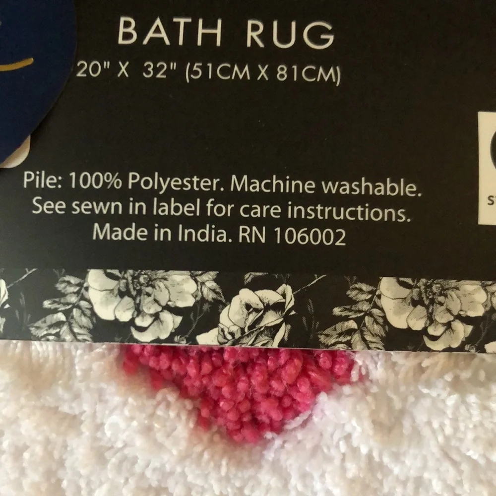 Tahari XOXO Bath Rug Mat